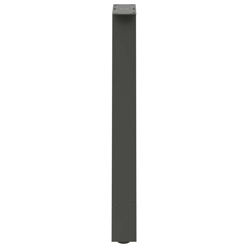 vidaXL Dining Table Legs A-Shaped 2 pcs Anthracite 50x(72-73) cm Steel
