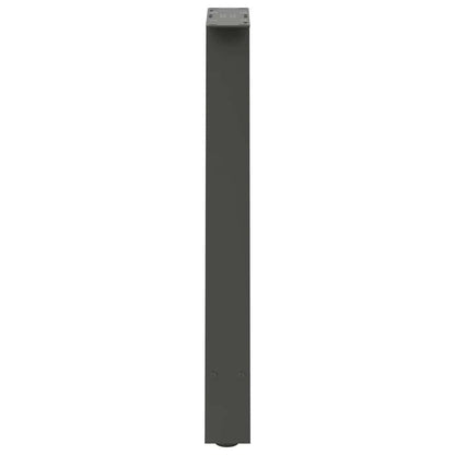 vidaXL Dining Table Legs A-Shaped 2 pcs Anthracite 50x(72-73) cm Steel