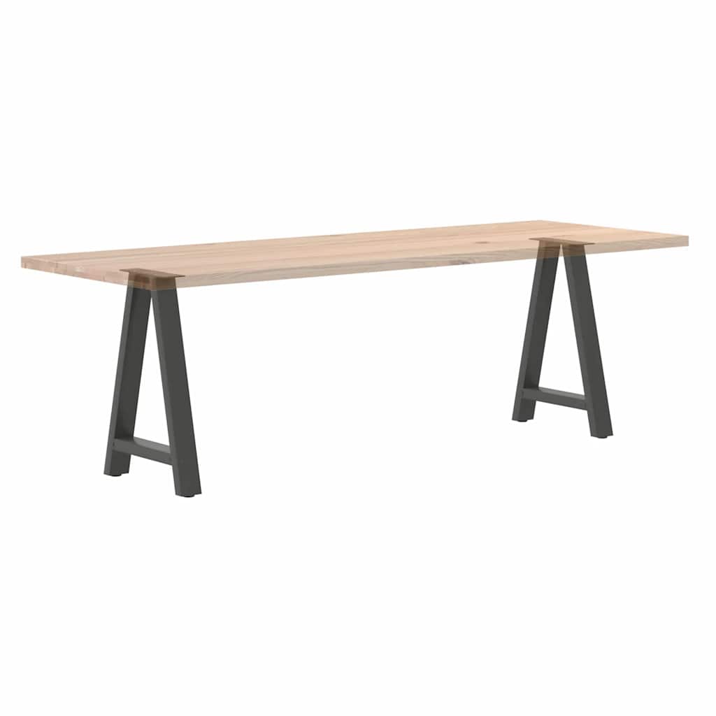 vidaXL Dining Table Legs A-Shaped 2 pcs Anthracite 50x(72-73) cm Steel