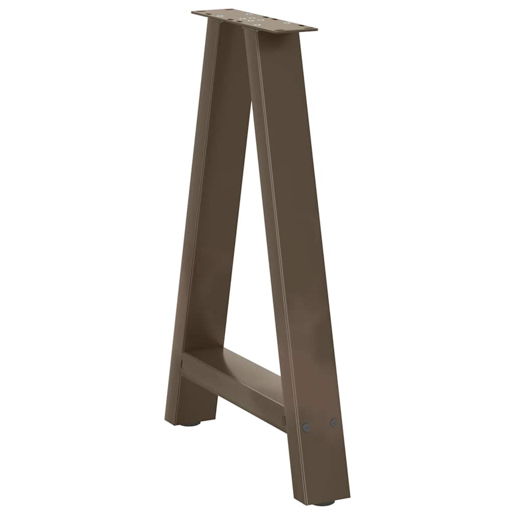 vidaXL Dining Table Legs A-Shaped 2 pcs 50x(72-73) cm Steel
