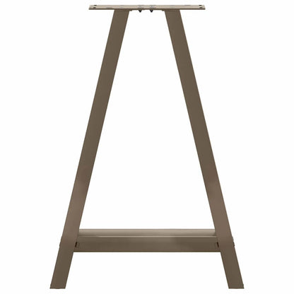 vidaXL Dining Table Legs A-Shaped 2 pcs 50x(72-73) cm Steel