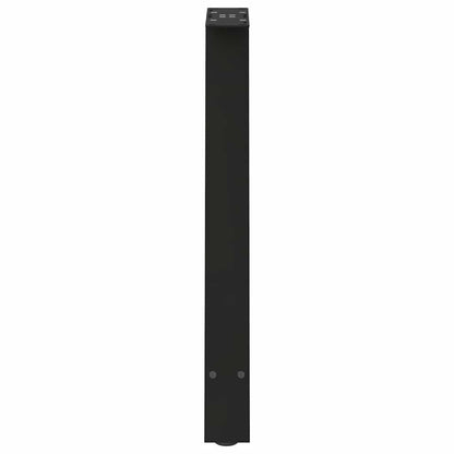 vidaXL Dining Table Legs A-Shaped 2 pcs Black 60x(72-73) cm Steel