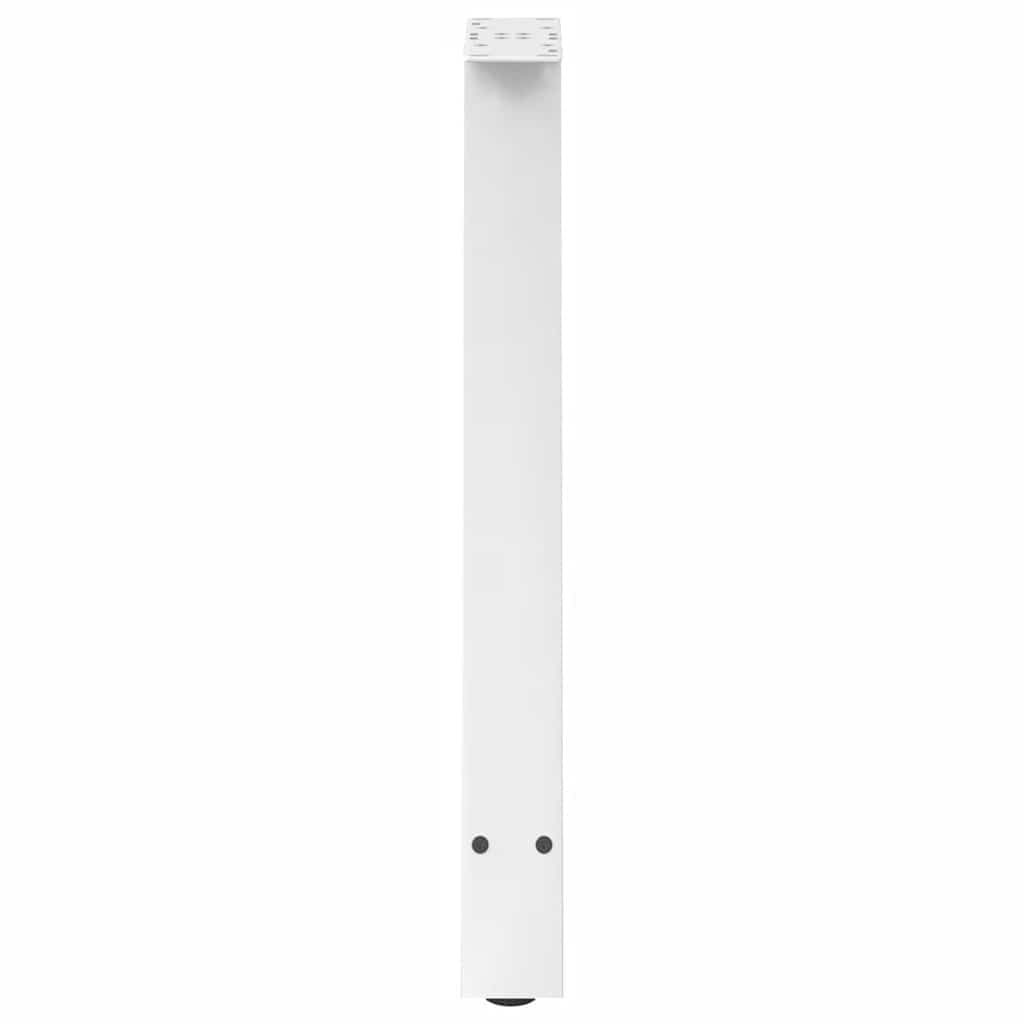 vidaXL Dining Table Legs A-Shaped 2 pcs White 60x(72-73) cm Steel