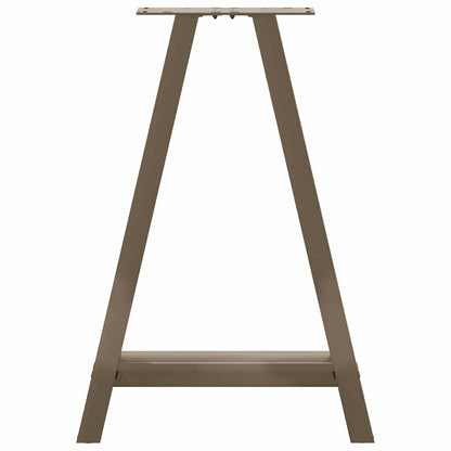 vidaXL Dining Table Legs A-Shaped 2 pcs 60x(72-73) cm Steel