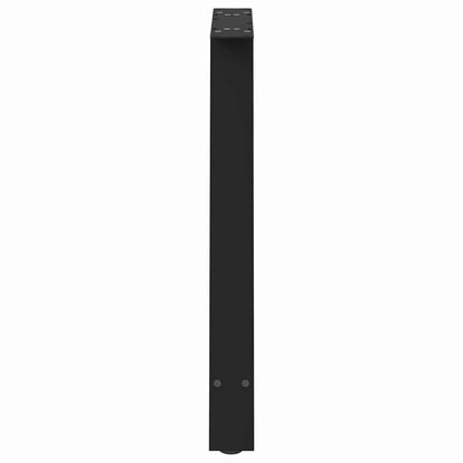 vidaXL Dining Table Legs A-Shaped 2 pcs Black 70x(72-73) cm Steel