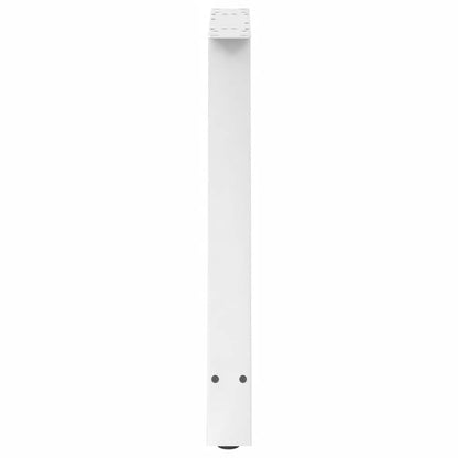 vidaXL Dining Table Legs A-Shaped 2 pcs White 70x(72-73) cm Steel