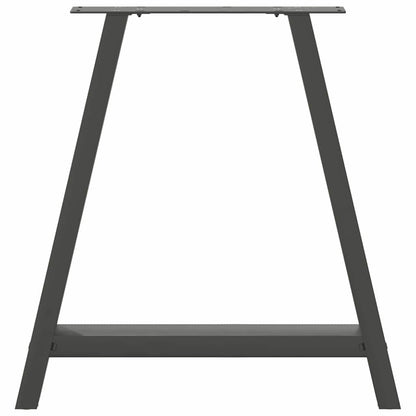 vidaXL Dining Table Legs A-Shaped 2 pcs Anthracite 70x(72-73) cm Steel