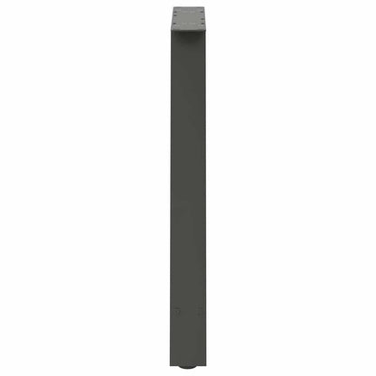 vidaXL Dining Table Legs A-Shaped 2 pcs Anthracite 70x(72-73) cm Steel
