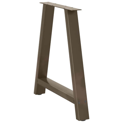 vidaXL Dining Table Legs A-Shaped 2 pcs 70x(72-73) cm Steel