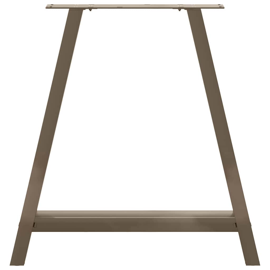 vidaXL Dining Table Legs A-Shaped 2 pcs 70x(72-73) cm Steel