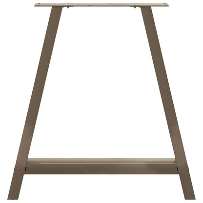 vidaXL Dining Table Legs A-Shaped 2 pcs 70x(72-73) cm Steel