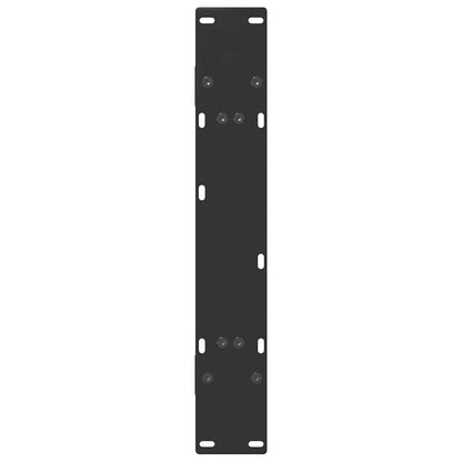 vidaXL Dining Table Legs A-Shaped 2 pcs Black 80x(72-73) cm Steel