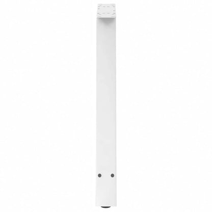 vidaXL Dining Table Legs A-Shaped 2 pcs White 80x(72-73) cm Steel
