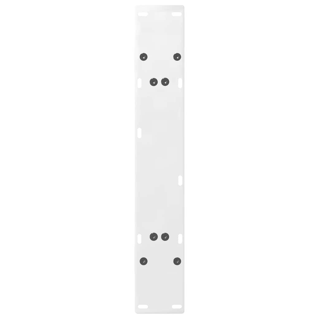 vidaXL Dining Table Legs A-Shaped 2 pcs White 80x(72-73) cm Steel