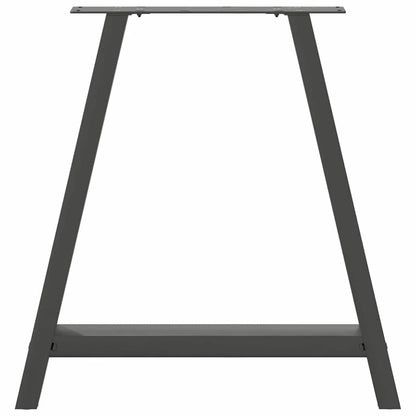 vidaXL Dining Table Legs A-Shaped 2 pcs Anthracite 80x(72-73) cm Steel