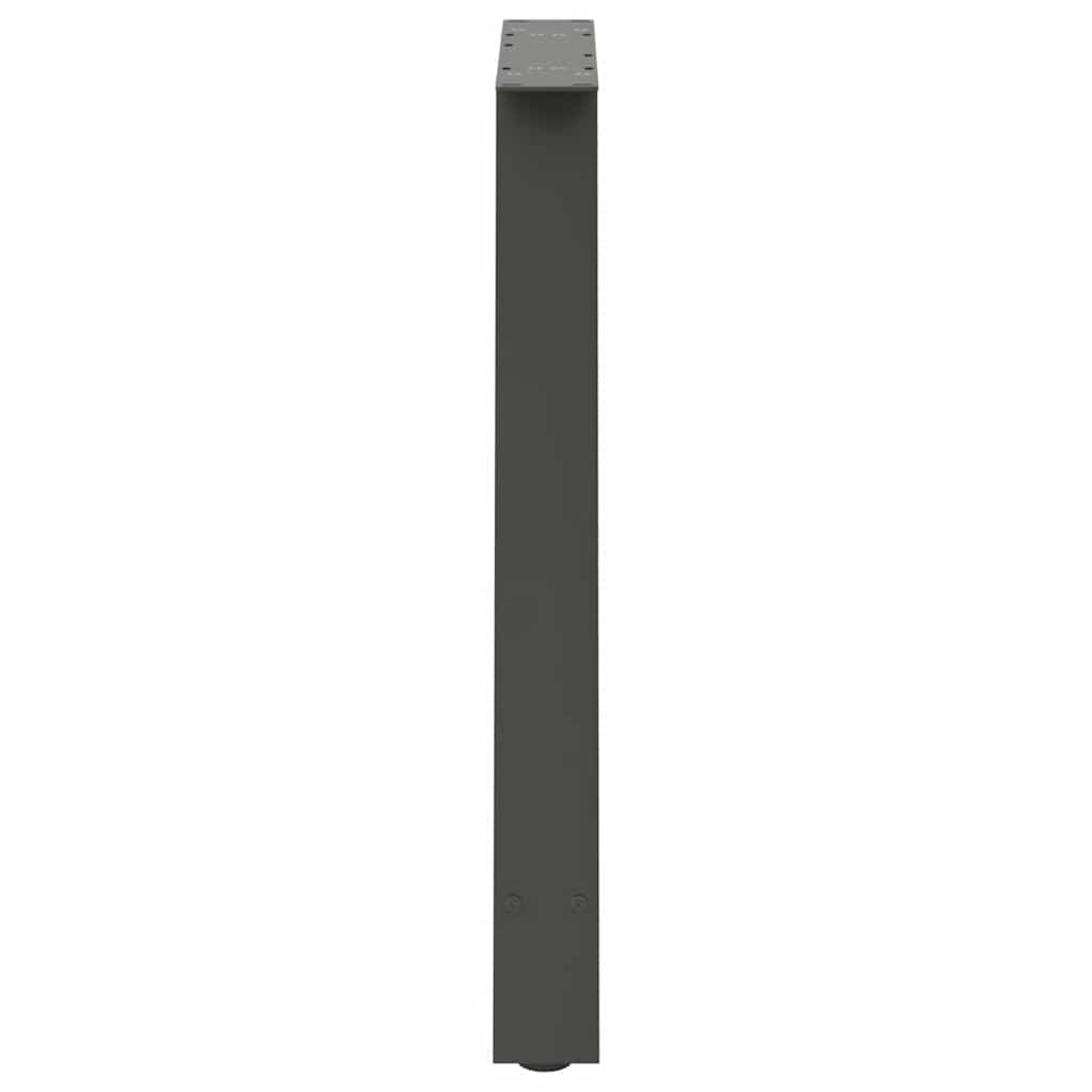 vidaXL Dining Table Legs A-Shaped 2 pcs Anthracite 80x(72-73) cm Steel