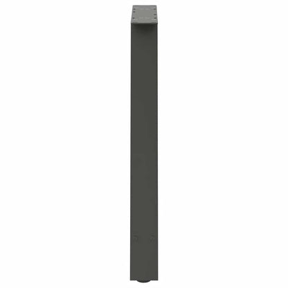 vidaXL Dining Table Legs A-Shaped 2 pcs Anthracite 80x(72-73) cm Steel