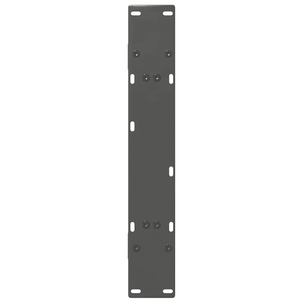 vidaXL Dining Table Legs A-Shaped 2 pcs Anthracite 80x(72-73) cm Steel
