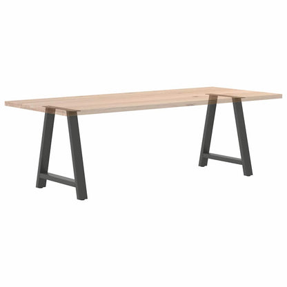 vidaXL Dining Table Legs A-Shaped 2 pcs Anthracite 80x(72-73) cm Steel