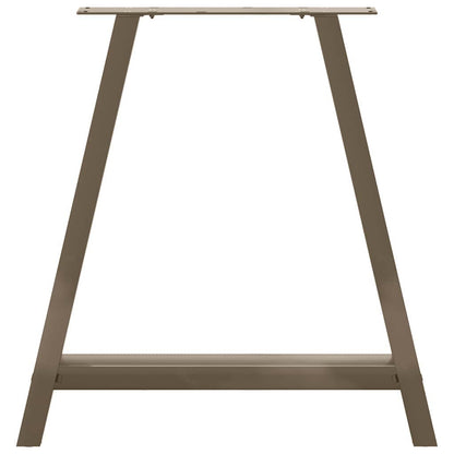 vidaXL Dining Table Legs A-Shaped 2 pcs 80x(72-73) cm Steel