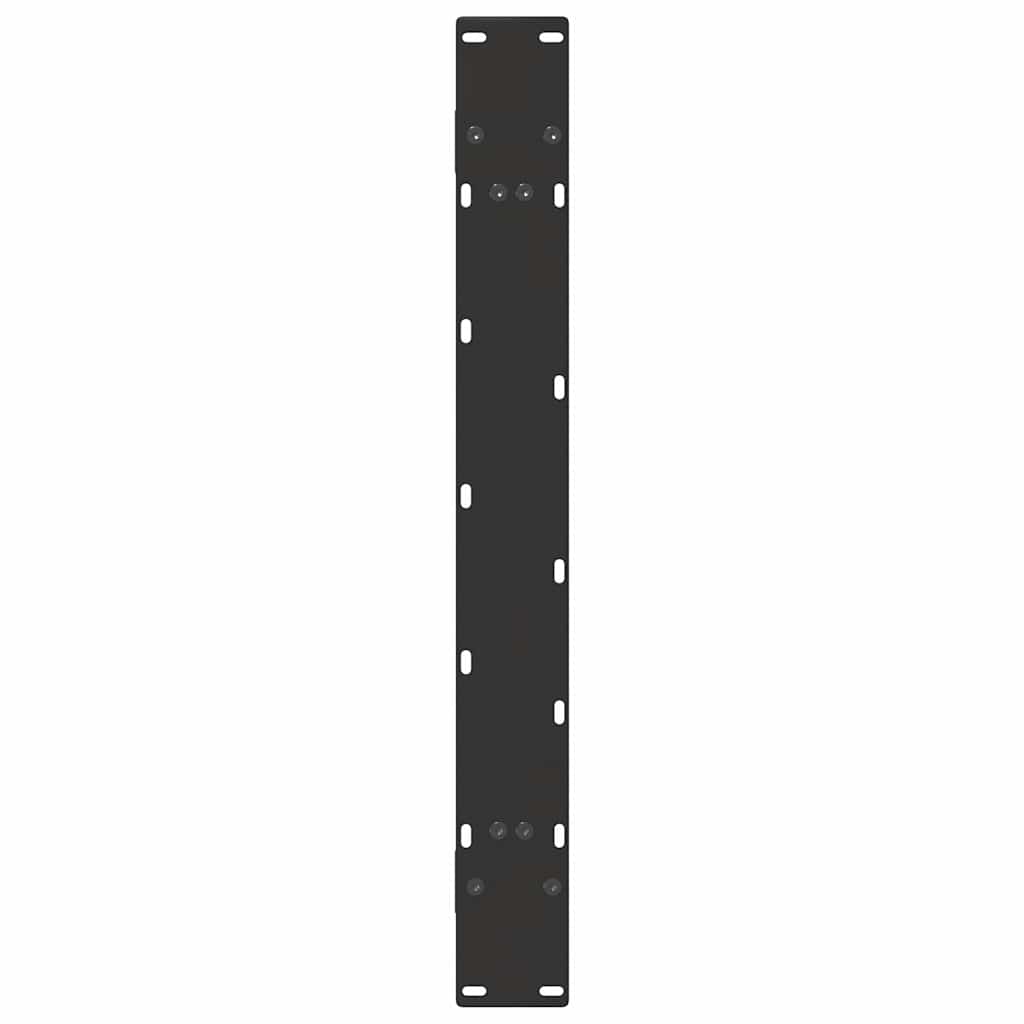 vidaXL Dining Table Legs A-Shaped 2 pcs Black 90x(72-73) cm Steel