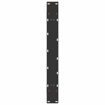 vidaXL Dining Table Legs A-Shaped 2 pcs Black 90x(72-73) cm Steel