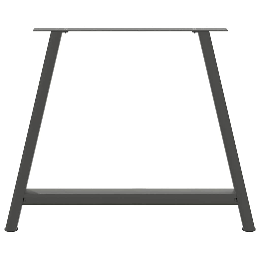 vidaXL Dining Table Legs A-Shaped 2 pcs Anthracite 90x(72-73) cm Steel