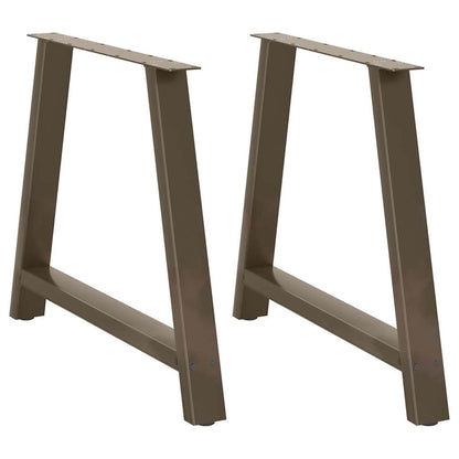 vidaXL Dining Table Legs A-Shaped 2 pcs 90x(72-73) cm Steel