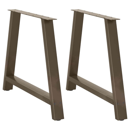 vidaXL Dining Table Legs A-Shaped 2 pcs 90x(72-73) cm Steel