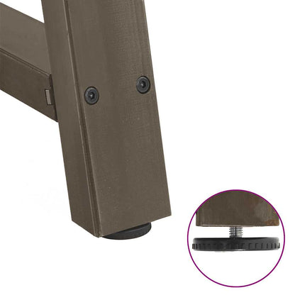 vidaXL Dining Table Legs A-Shaped 2 pcs 90x(72-73) cm Steel