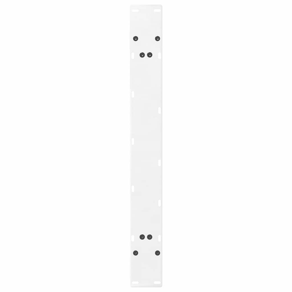 vidaXL Dining Table Legs A-Shaped 2 pcs White 100x(72-73) cm Steel