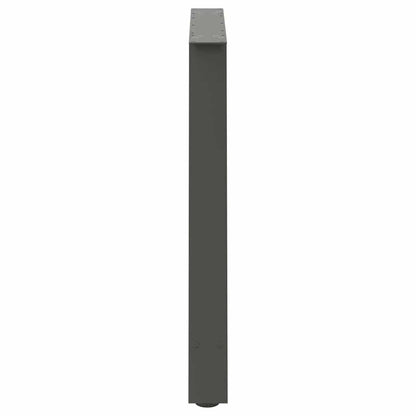 vidaXL Dining Table Legs A-Shaped 2 pcs Anthracite 100x(72-73) cm Steel