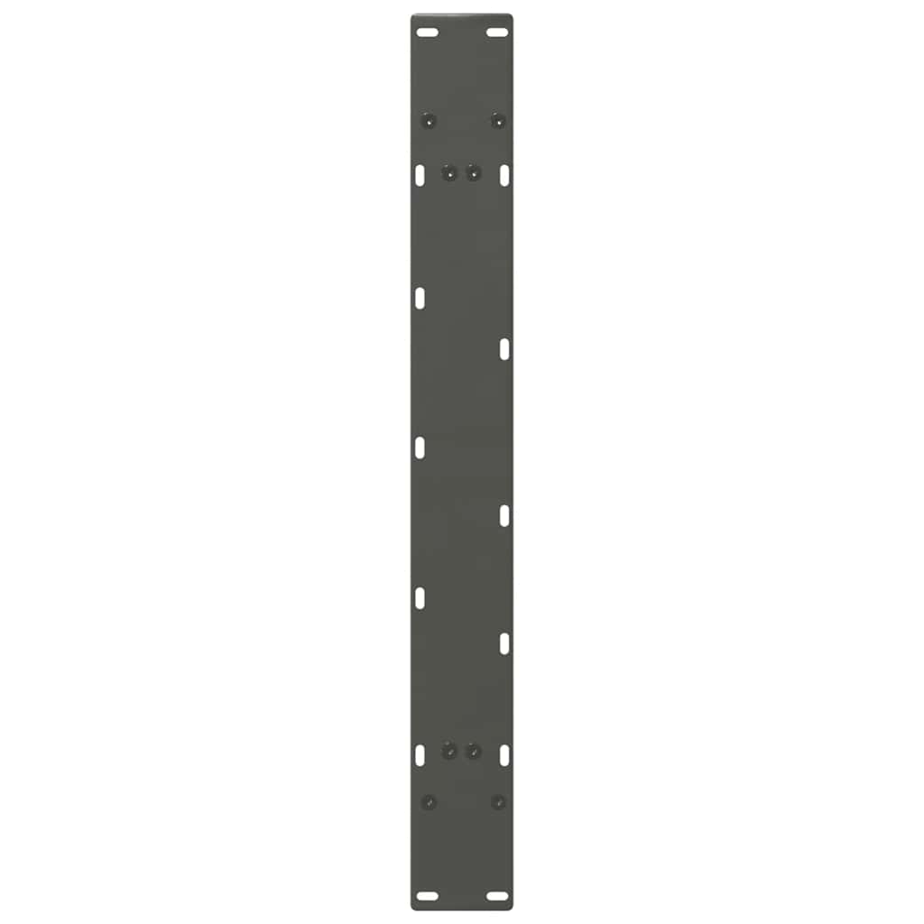 vidaXL Dining Table Legs A-Shaped 2 pcs Anthracite 100x(72-73) cm Steel