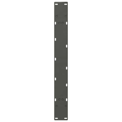 vidaXL Dining Table Legs A-Shaped 2 pcs Anthracite 100x(72-73) cm Steel