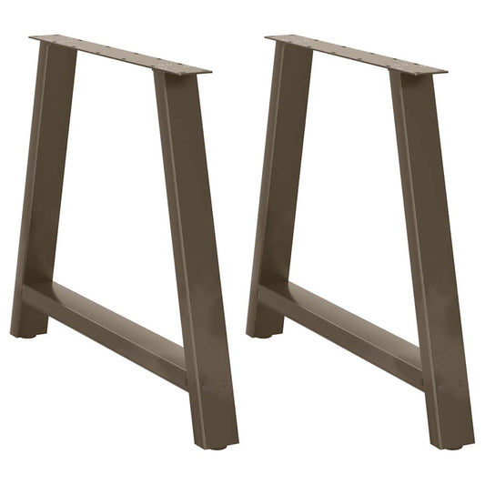 vidaXL Dining Table Legs A-Shaped 2 pcs 100x(72-73) cm Steel