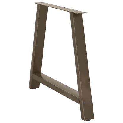 vidaXL Dining Table Legs A-Shaped 2 pcs 100x(72-73) cm Steel
