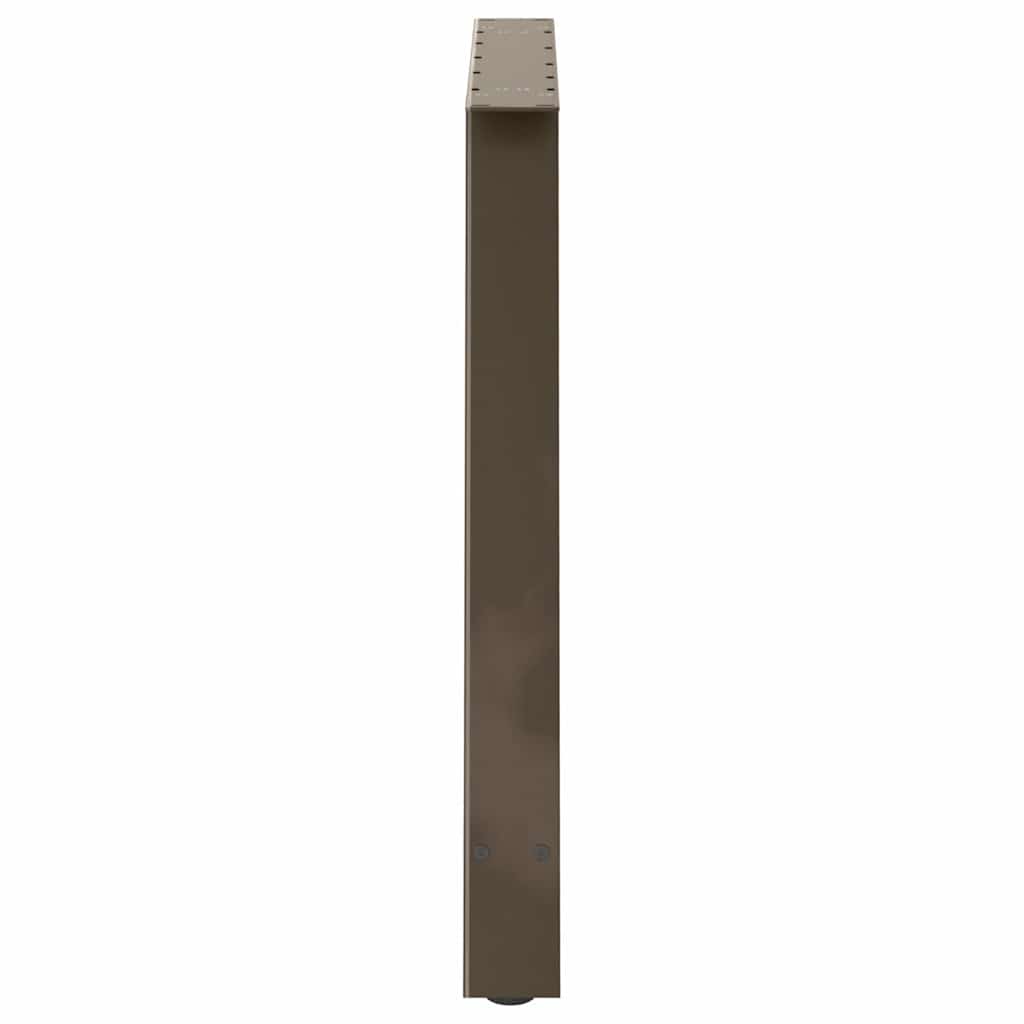vidaXL Dining Table Legs A-Shaped 2 pcs 100x(72-73) cm Steel