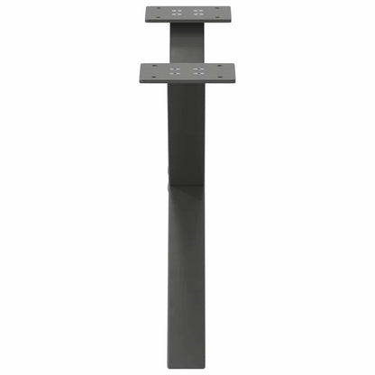 vidaXL Coffee Table Legs X-Shaped 2 pcs Anthracite 50x(30-31) cm Steel