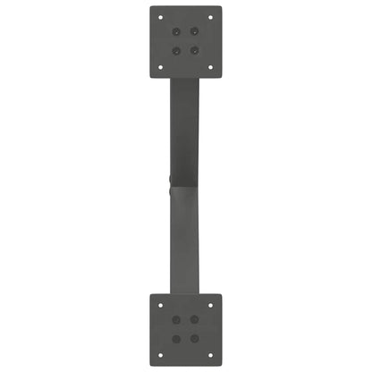 vidaXL Coffee Table Legs X-Shaped 2 pcs Anthracite 50x(30-31) cm Steel