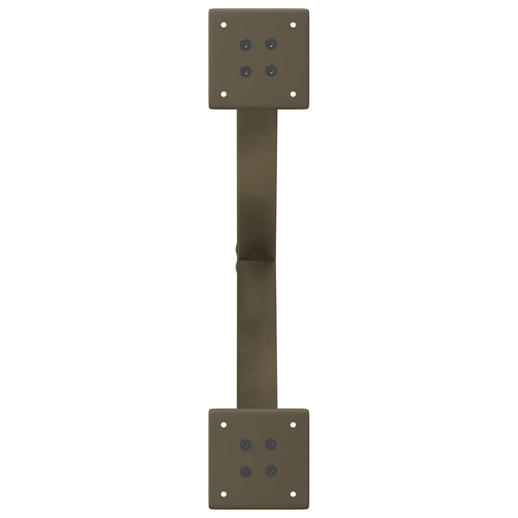 vidaXL Coffee Table Legs X-Shaped 2 pcs Natural Steel 50x(30-31) cm Steel