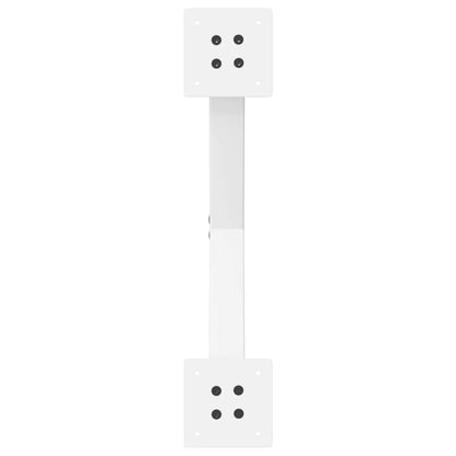 vidaXL Coffee Table Legs X-Shaped 2 pcs White 60x(30-31) cm Steel