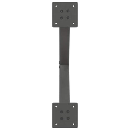 vidaXL Coffee Table Legs X-Shaped 2 pcs Anthracite 60x(30-31) cm Steel