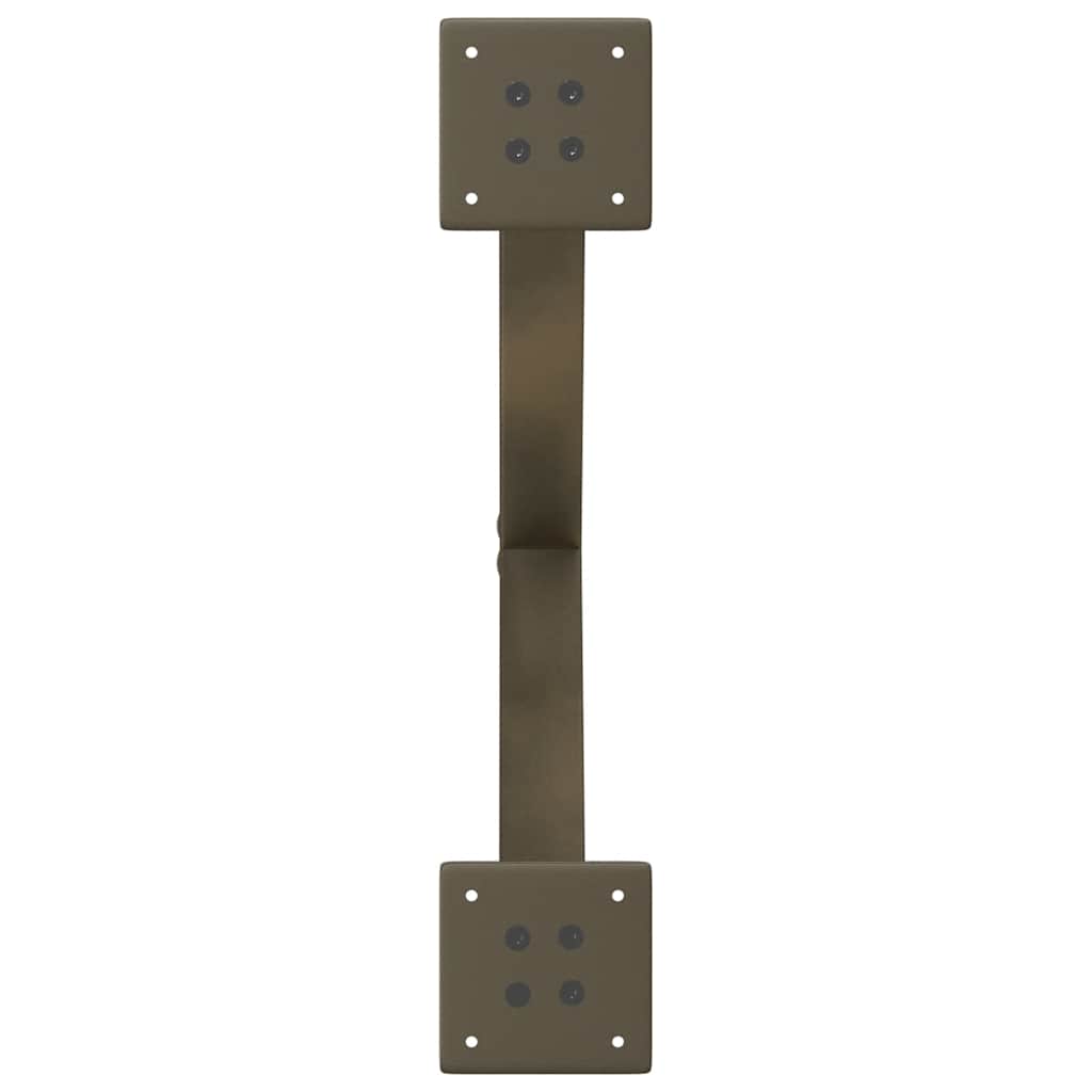 vidaXL Coffee Table Legs X-Shaped 2 pcs Natural Steel 60x(30-31) cm Steel