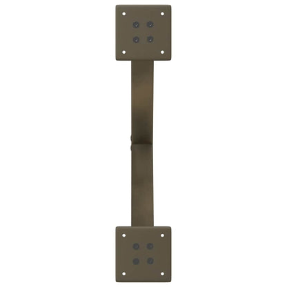 vidaXL Coffee Table Legs X-Shaped 2 pcs Natural Steel 60x(30-31) cm Steel