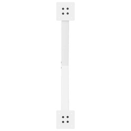 vidaXL Coffee Table Legs X-Shaped 2 pcs White 70x(30-31) cm Steel
