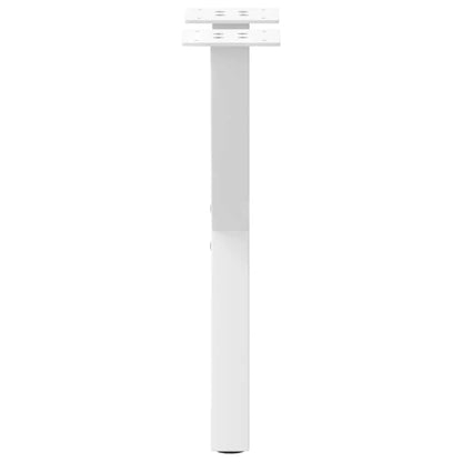 vidaXL Coffee Table Legs X-Shaped 2 pcs White 28x(42-43) cm Steel