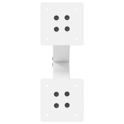 vidaXL Coffee Table Legs X-Shaped 2 pcs White 28x(42-43) cm Steel
