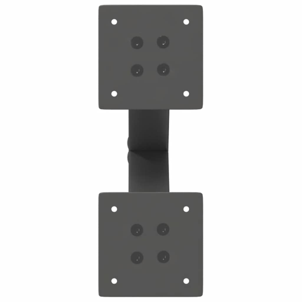 vidaXL Coffee Table Legs X-Shaped 2 pcs Anthracite 28x(42-43) cm Steel