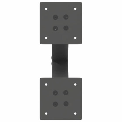 vidaXL Coffee Table Legs X-Shaped 2 pcs Anthracite 28x(42-43) cm Steel