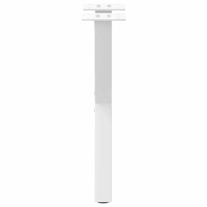 vidaXL Coffee Table Legs X-Shaped 2 pcs White 38x(42-43) cm Steel